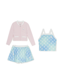 Monogram Girls Rash Guard 3pcs Set