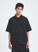 Gorpcore Ripstop Multi Pocket Short Sleeve Shirt