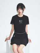 Women's Basic Coopers Logo Slim Crop T-shrts