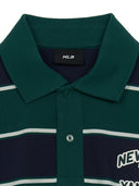 Varsity Stripe Over Fit Polo T-shirt