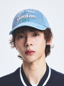 Color Denim Unstructured Ball Cap
