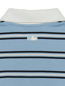Women's Varsity Stripe Crop Polo T-shirt