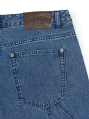 Men's Dia Monogram Embo Patched Carpenter Denim Shorts