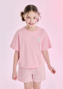 Basic Small Logo Crop T-shirt
