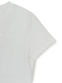 Women's Cut Out Detail Slim Semi Crop T-Shirts