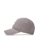 Varsity Lettering Washing Unstructured Ball Cap
