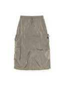Gorpcore Glossy Nylon Parachute Skirt