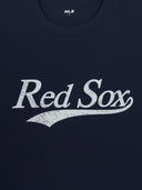 Varsity Cursive Woven Short Sleeve Sweatshirt