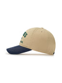 Varsity Lettering Color Block Unstructured Ball Cap
