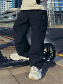 Basic Outdoor Nylon Cargo Straight Pants