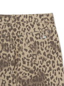 Women's Cotton Leopard Mini Skirt