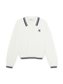 Women's New Year Polo Knit Pullover