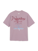 Basic Street Color Lettering Over Fit T-shirt