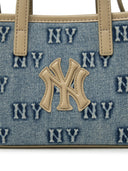 Classic Monogram Denim Embo Mini Cross Bag