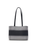 Varsity Lettering Canvas Shoulder Bag