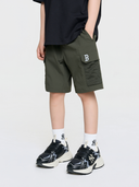 Outdoor Mesh-Blocking Cargo Shorts