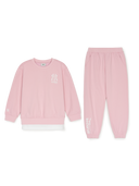 Street Logo Layered Sweatshirt Set