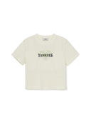 Women's Varsity Washing Vintage Crop T-shirt
