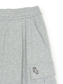 Basic Small Logo Cargo Wide Pants
