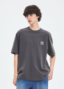 Summer Vintage Washing Graphics Over Fit T-shirt