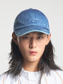 Varsity Vintage Cursive Tone-on-tone Unstructured Ball Cap