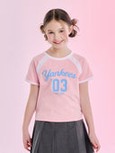 Varsity Girl's Crop T-shirt
