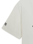 Varsity Cursive Woven Short Sleeve Sweatshirt