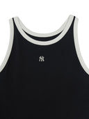 Women's Basic Ringer Ribbed Sleeveless Ops