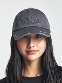 Varsity Vintage Cursive Tone-on-tone Unstructured Ball Cap