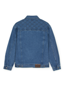 Dia Monogram Embo Patched Denim Work Jacket