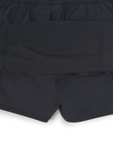 Women's Gorpcore Glossy Shirring Mini Skirt