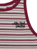 Women's Stripe Sleeveless T-shirt