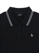Women's Varsity Sportive Jersey Polo T-shirts