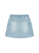 Megagram Cargo Denim Skirt