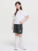 Street Basic Striped Denim T-shirt Set (Girl's)