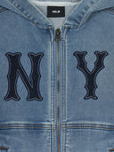 Jersey-denim Hoodie Jumper