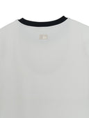 Women's Summer Fruits Lifestyle Slim Semi Crop Ringer T-shirts