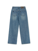 Mlb Hannam Women's Megagram Vintage Wide Denim Pants