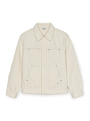 Dia Monogram Embo Patched Denim Work Jacket