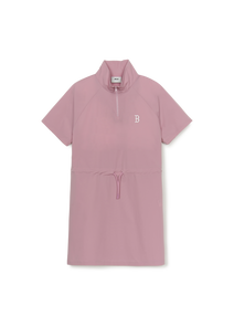 Women's Basic Half Zip Up Woven Ops