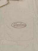 Varsity Vintage Cursive Long Sleeve Work Shirt