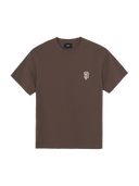 BASIC SMALL LOGO SEMI OVER-FIT T-shirt
