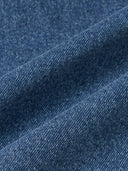 Dia Monogram Embo Patched Short Sleeve Denim Work Shirts