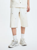 Men's Dia Monogram Embo Patched Carpenter Denim Shorts