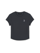 Women's Slim Crop Cap Sleeve T-shirt