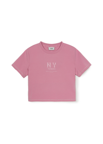 Women's Basic Coopers Logo Slim Crop T-shrts