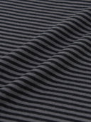 Women's Stripe Stud Point Off Shoulder Long Sleeve T-shirts