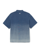 Basic Small Logo Stretched Denim Polo Shirt