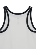 Women's Basic Ringer Ribbed Sleeveless Ops