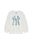 Monogram Denim Artwork Big Logo Sweatshirt